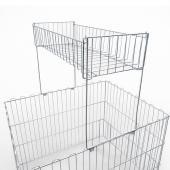 Надстройка для корзины 600мм. Цвет: Цинк